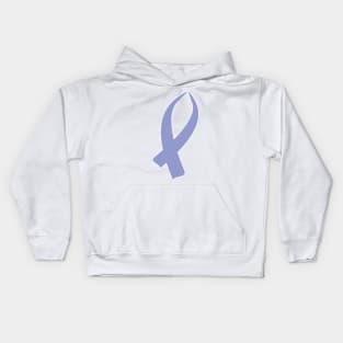 Awareness Ribbon (Periwinkle) Kids Hoodie